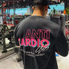 ANTI CARDIO חדש גברים חולצת כושר