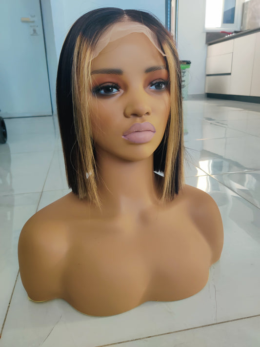 פאה ויאטנמית שיער 100% אנושי בוב לייס 5×5