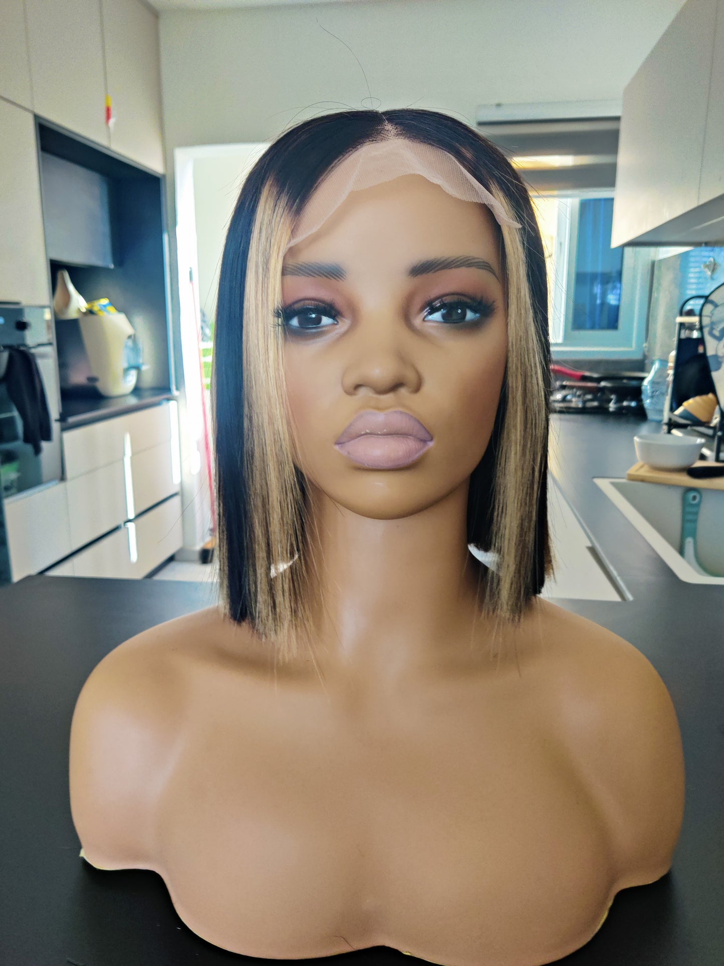 פאה ויאטנמית שיער 100% אנושי בוב לייס 5×5