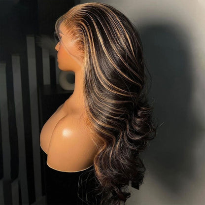 1B/27 Body Wave פאה אנושית  ברזילאי  צפיפות  בצבע בלונד   200 צפיפות